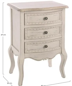 Bizzotto Comodini>COMODINO IN LEGNO - CLARISSE