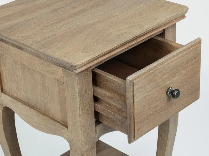 Bizzotto Comodini>COMODINO IN LEGNO - DOMITILLE