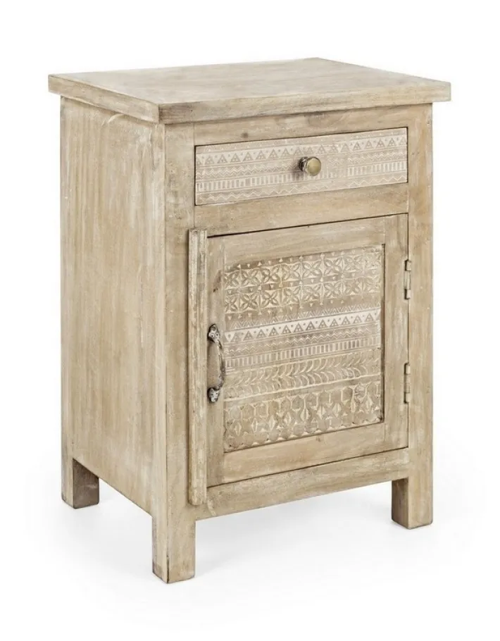 Bizzotto Comodini>COMODINO IN LEGNO - MAYRA