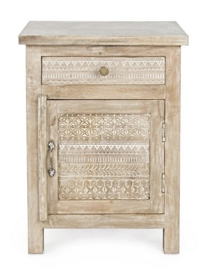 Bizzotto Comodini>COMODINO IN LEGNO - MAYRA