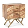 Bizzotto Comodini>COMODINO IN LEGNO - RAIDA