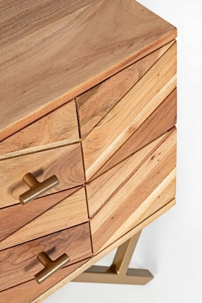 Bizzotto Comodini>COMODINO IN LEGNO - RAIDA