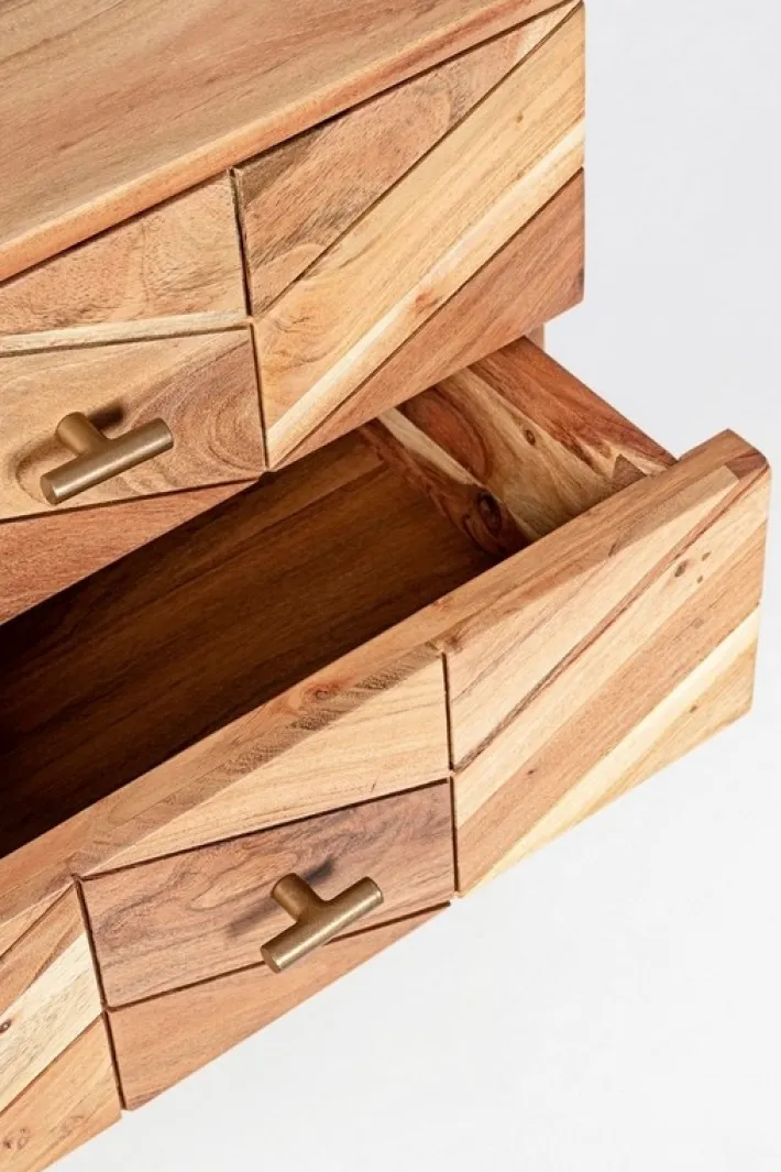 Bizzotto Comodini>COMODINO IN LEGNO - RAIDA