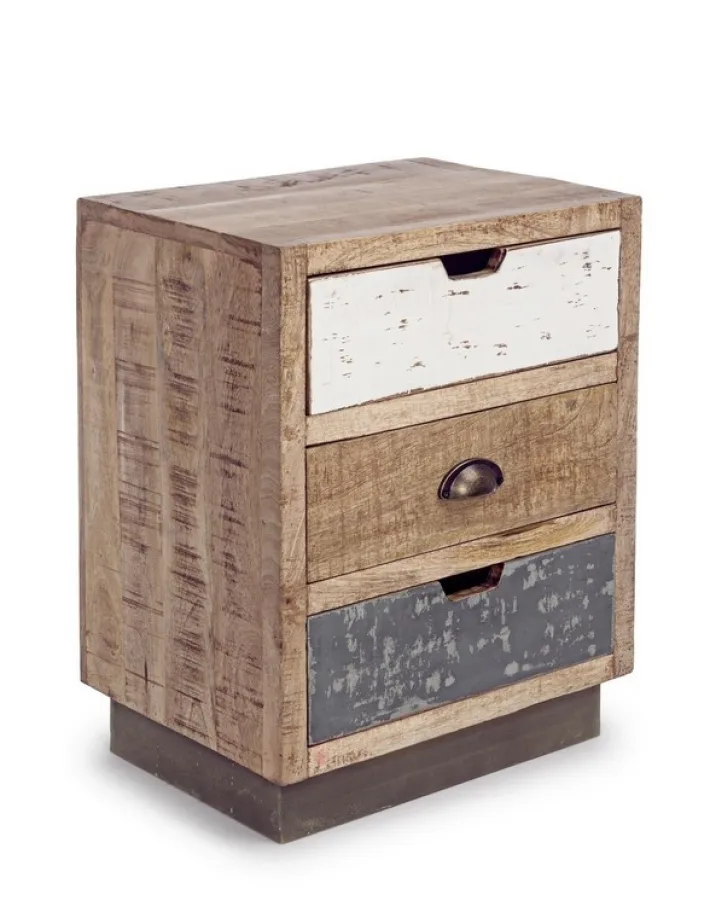 Bizzotto Comodini>COMODINO IN LEGNO - TUDOR