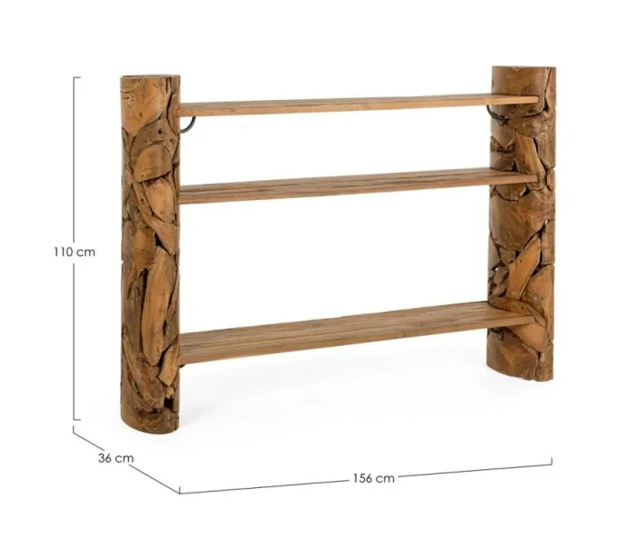 Bizzotto Consolle>CONSOLLE ARWOOD NATURALE 156X36