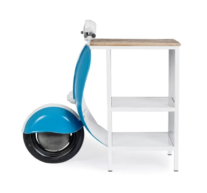 Bizzotto Carrelli Ed Espositori>CONSOLLE BAR VESPA BLU