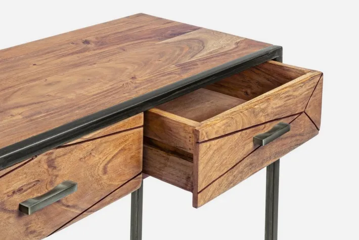 Bizzotto Consolle>CONSOLLE IN LEGNO 2 CASSETTI - EGON