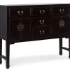 Bizzotto Consolle>CONSOLLE IN LEGNO NERO - JINAN