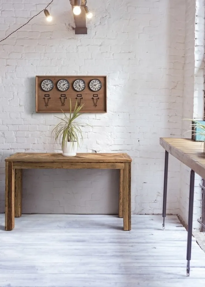Bizzotto Consolle>CONSOLLE IN LEGNO RICICLATO 140x45 - KAILY