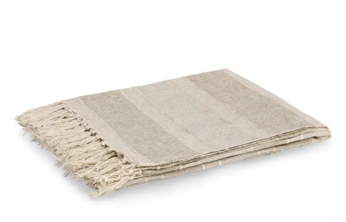 Bizzotto Coperte>COPERTA RAIPUR NATURALE 130X170