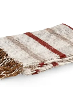 Bizzotto Coperte>COPERTA RAYRA NATURALE MARRONE 130X170