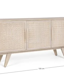 Bizzotto Credenze>CREDENZA 3 ANTE IN LEGNO - SAHANA