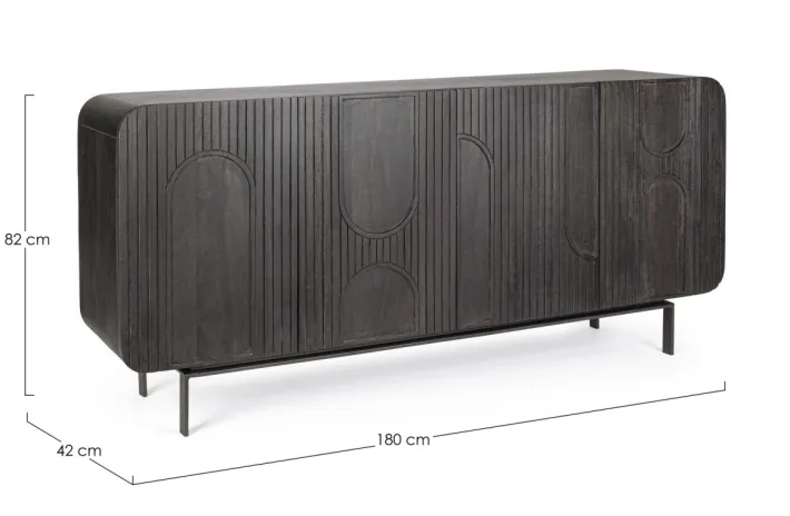 Bizzotto Credenze>CREDENZA 4 ANTE IN LEGNO - ORISSA