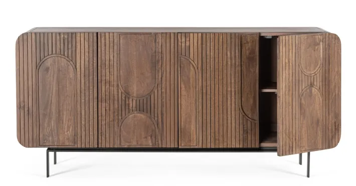 Bizzotto Credenze>CREDENZA 4 ANTE IN LEGNO - ORISSA