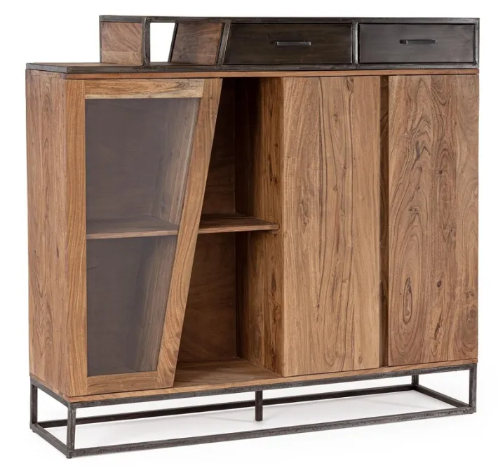 Bizzotto Credenze>CREDENZA ALTA IN LEGNO - JANAK