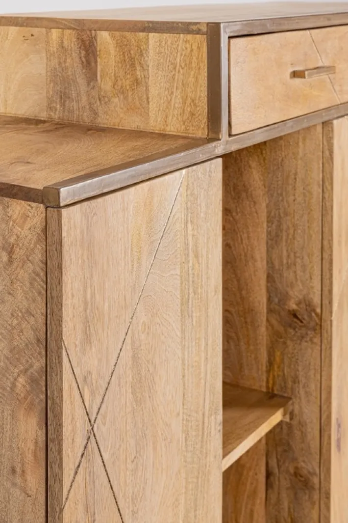 Bizzotto Credenze>CREDENZA ALTA IN LEGNO - JAIDEV