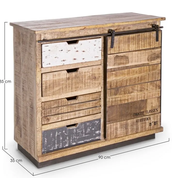 Bizzotto Credenze>CREDENZA IN LEGNO 1 ANTA - TUDOR