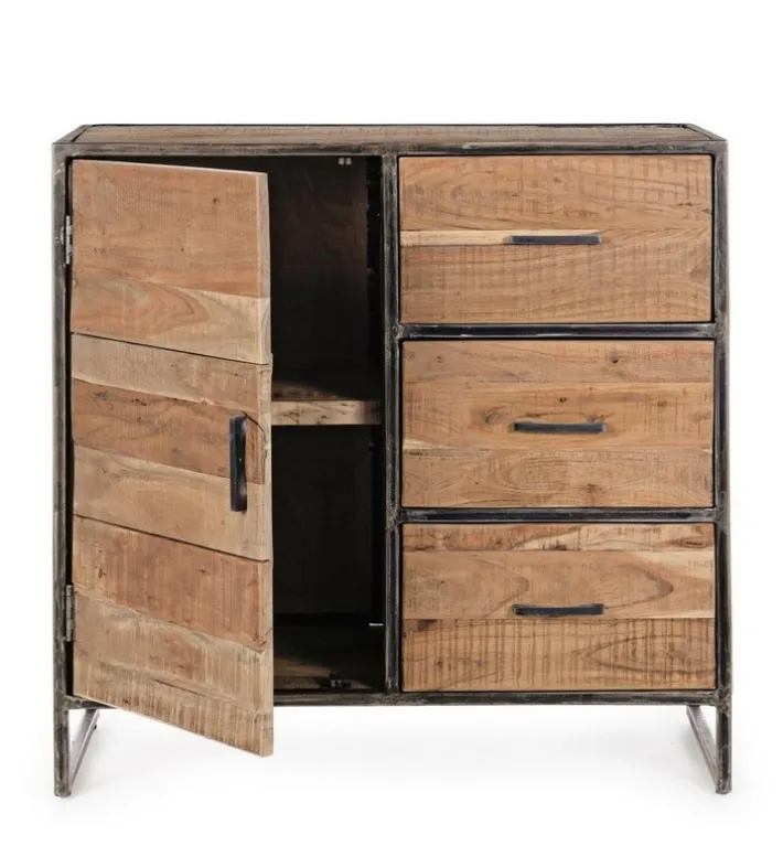 Bizzotto Credenze>CREDENZA IN LEGNO 1 ANTA - ELMER
