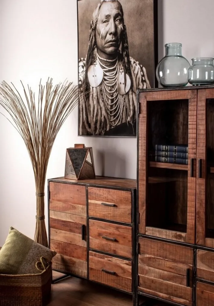 Bizzotto Credenze>CREDENZA IN LEGNO 1 ANTA - ELMER