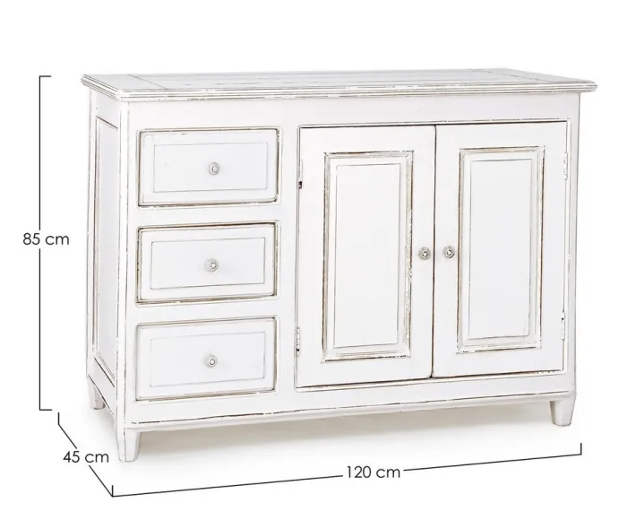 Bizzotto Credenze>CREDENZA IN LEGNO 2 ANTE - COLETTE