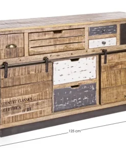 Bizzotto Credenze>CREDENZA IN LEGNO 2 ANTE - TUDOR