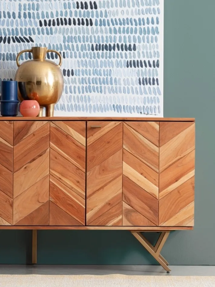 Bizzotto Credenze>CREDENZA IN LEGNO 3 ANTE - RAIDA