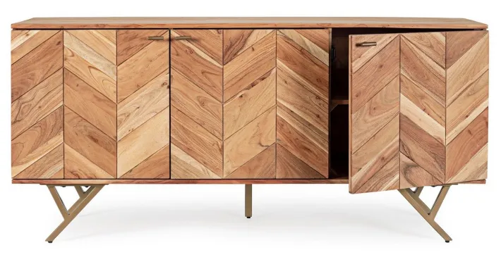 Bizzotto Credenze>CREDENZA IN LEGNO 3 ANTE - RAIDA