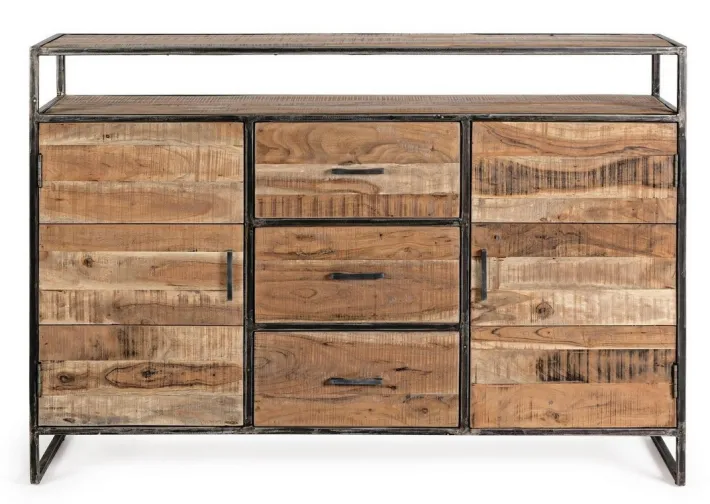 Bizzotto Credenze>CREDENZA IN LEGNO 2 ANTE - ELMER