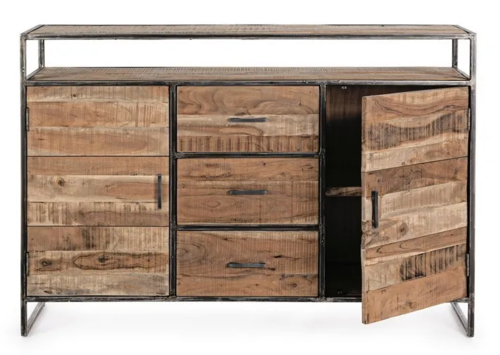 Bizzotto Credenze>CREDENZA IN LEGNO 2 ANTE - ELMER