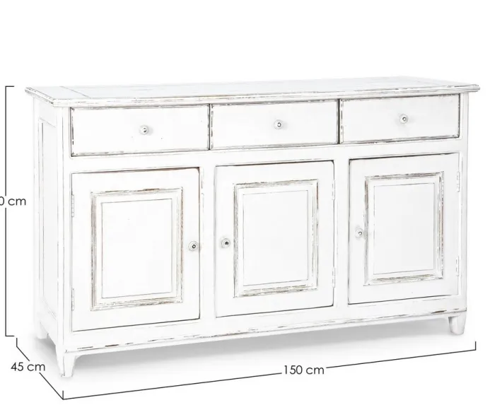 Bizzotto Credenze>CREDENZA IN LEGNO 3 ANTE - COLETTE