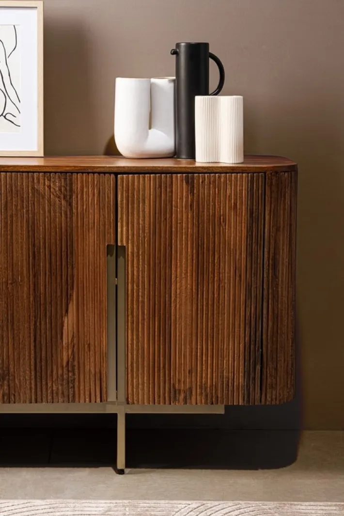Bizzotto Credenze>CREDENZA IN LEGNO 4 ANTE - VILAS