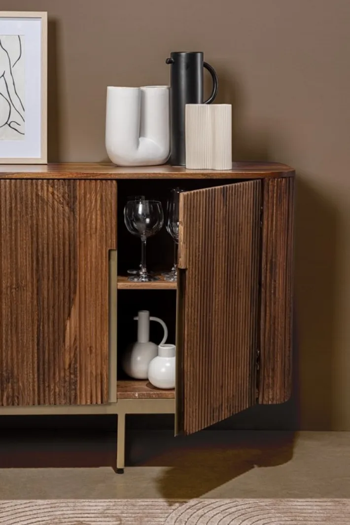 Bizzotto Credenze>CREDENZA IN LEGNO 4 ANTE - VILAS