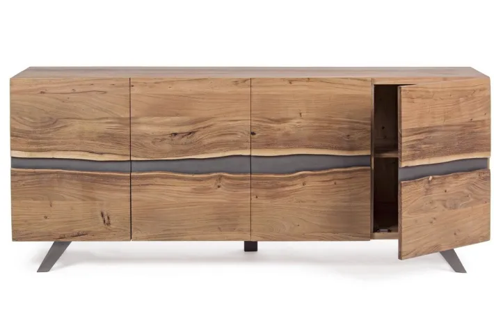Bizzotto Credenze>CREDENZA IN LEGNO 4 ANTE - ARON