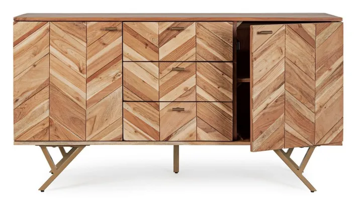 Bizzotto Credenze>CREDENZA IN LEGNO 2 ANTE - RAIDA