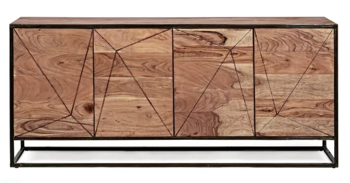 Bizzotto Credenze>CREDENZA IN LEGNO 4 ANTE - EGON