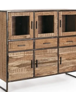 Bizzotto Credenze>CREDENZA IN LEGNO 6 ANTE - ELMER