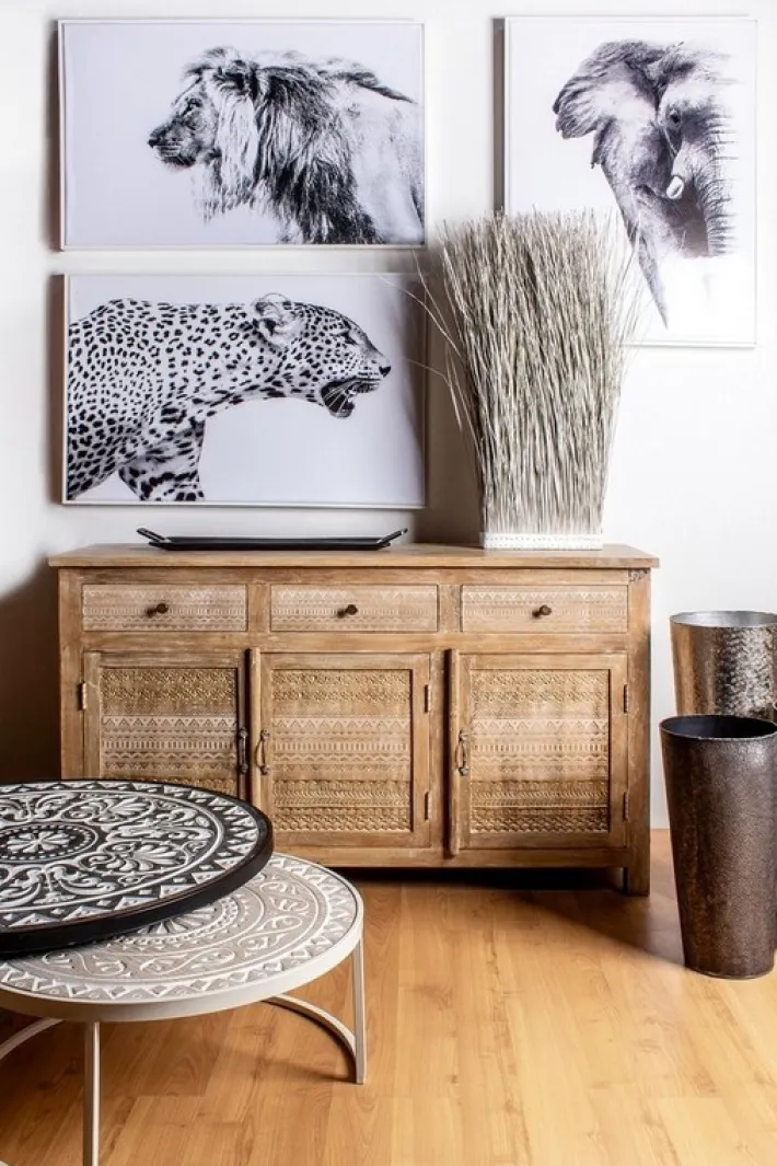 Bizzotto Credenze>CREDENZA IN LEGNO 3 ANTE - MAYRA