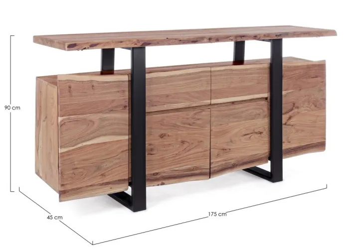 Bizzotto Credenze>CREDENZA IN LEGNO - ARTUR