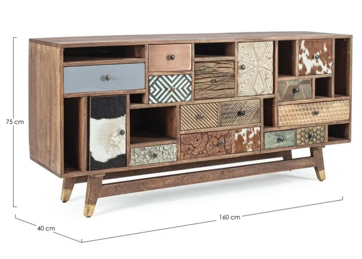 Bizzotto Credenze>CREDENZA IN LEGNO - DHAVAL