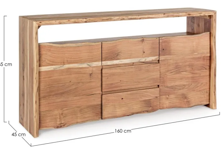 Bizzotto Credenze>CREDENZA IN LEGNO - ENEAS