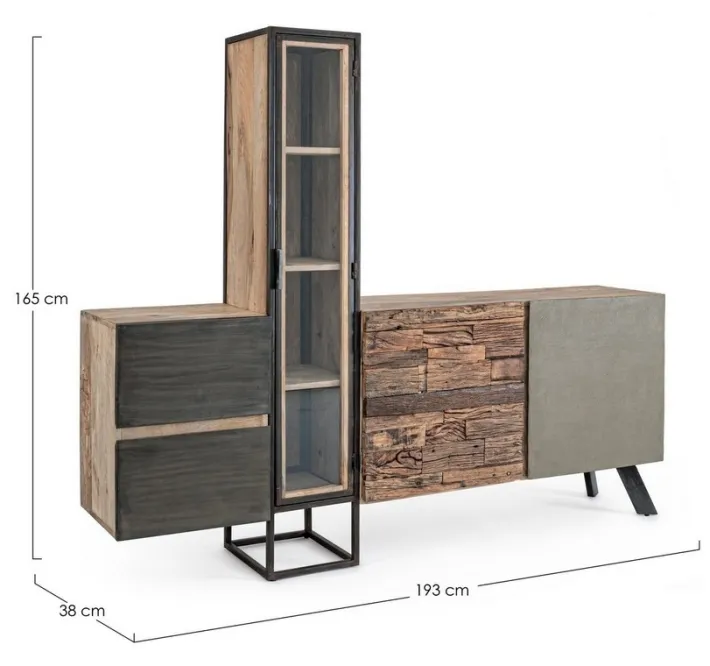 Bizzotto Credenze>CREDENZA IN LEGNO - MANCHESTER