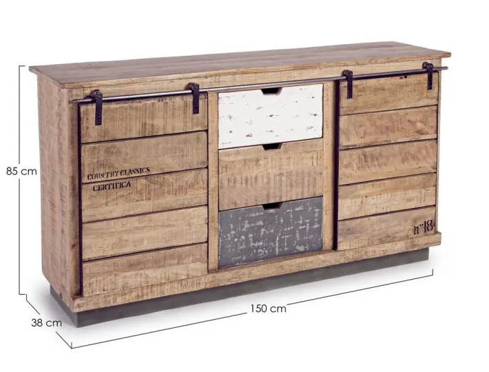 Bizzotto Credenze>CREDENZA IN LEGNO - TUDOR