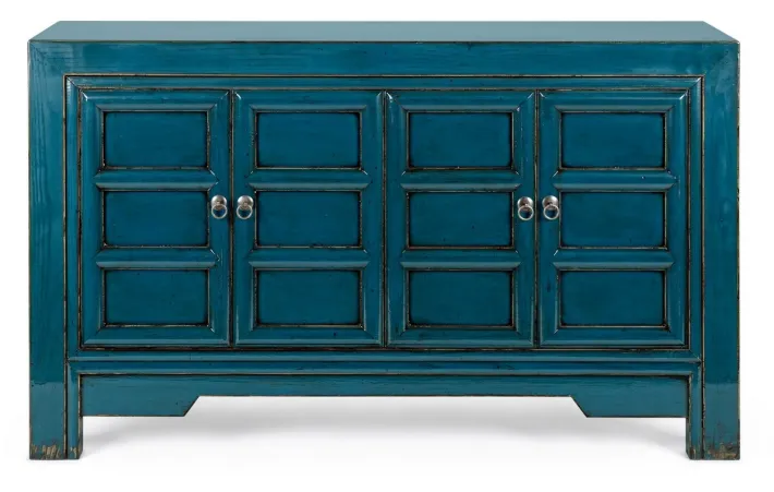 Bizzotto Credenze>CREDENZA IN LEGNO BLU - JINAN