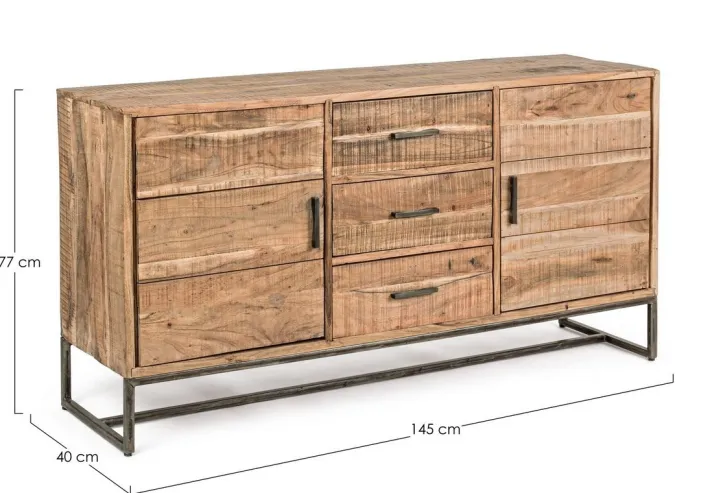 Bizzotto Credenze>CREDENZA IN LEGNO S - ELMER