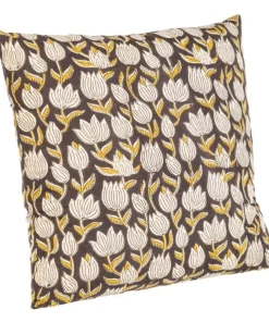 Bizzotto Cuscini>CUSCINO CALAIS NERO C-TULIPANO 45X45