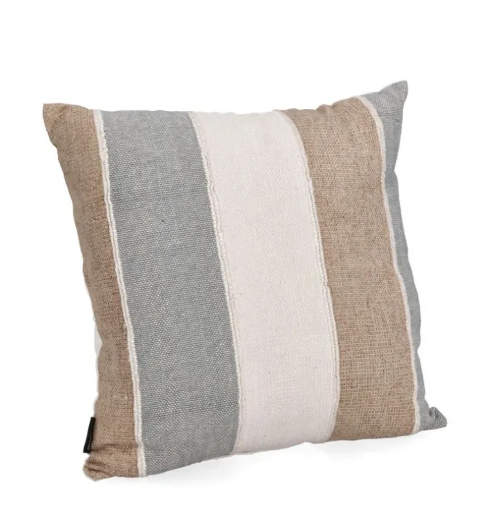 Bizzotto Cuscini>CUSCINO GANGA CREMA NATURALE BLU 45X45