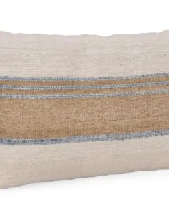 Bizzotto Cuscini>CUSCINO KARADA CREMA NATURALE BLU 60X40