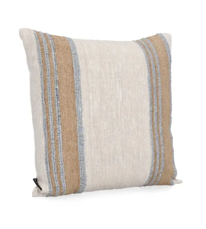 Bizzotto Cuscini>CUSCINO KOTRI CREMA NATURALE BLU 50X50