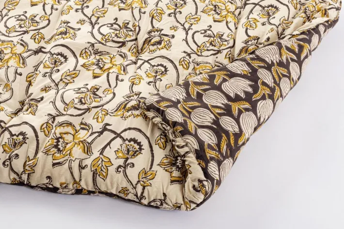 Bizzotto Cuscini>CUSCINO PAVIMENTO CALAIS AVORIO 60X120