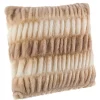 Bizzotto Cuscini>CUSCINO SHIRRING MARRONE-CREMA 45X45